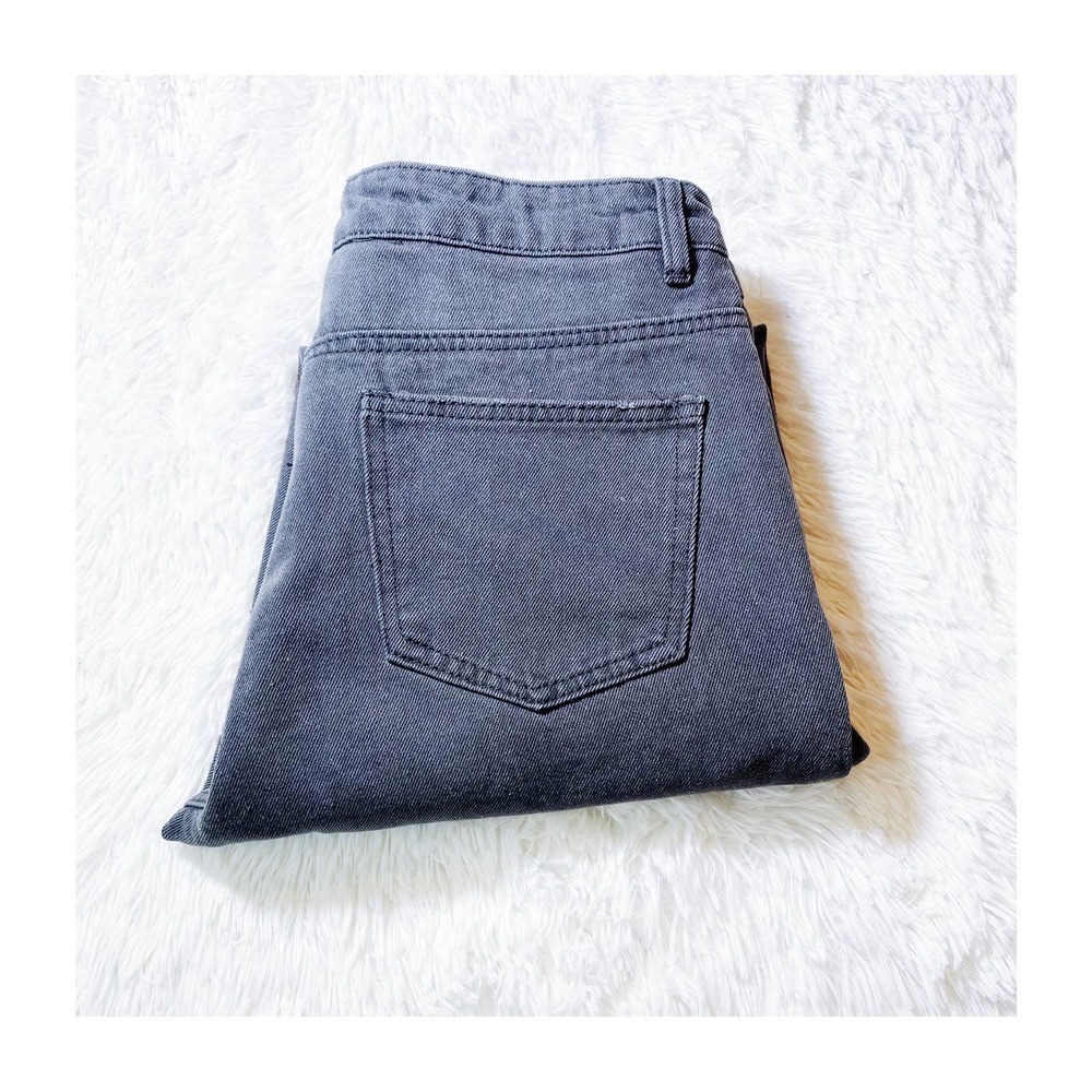 Princess Polly Secondcity Jeans Black Denim SZ8 NWT